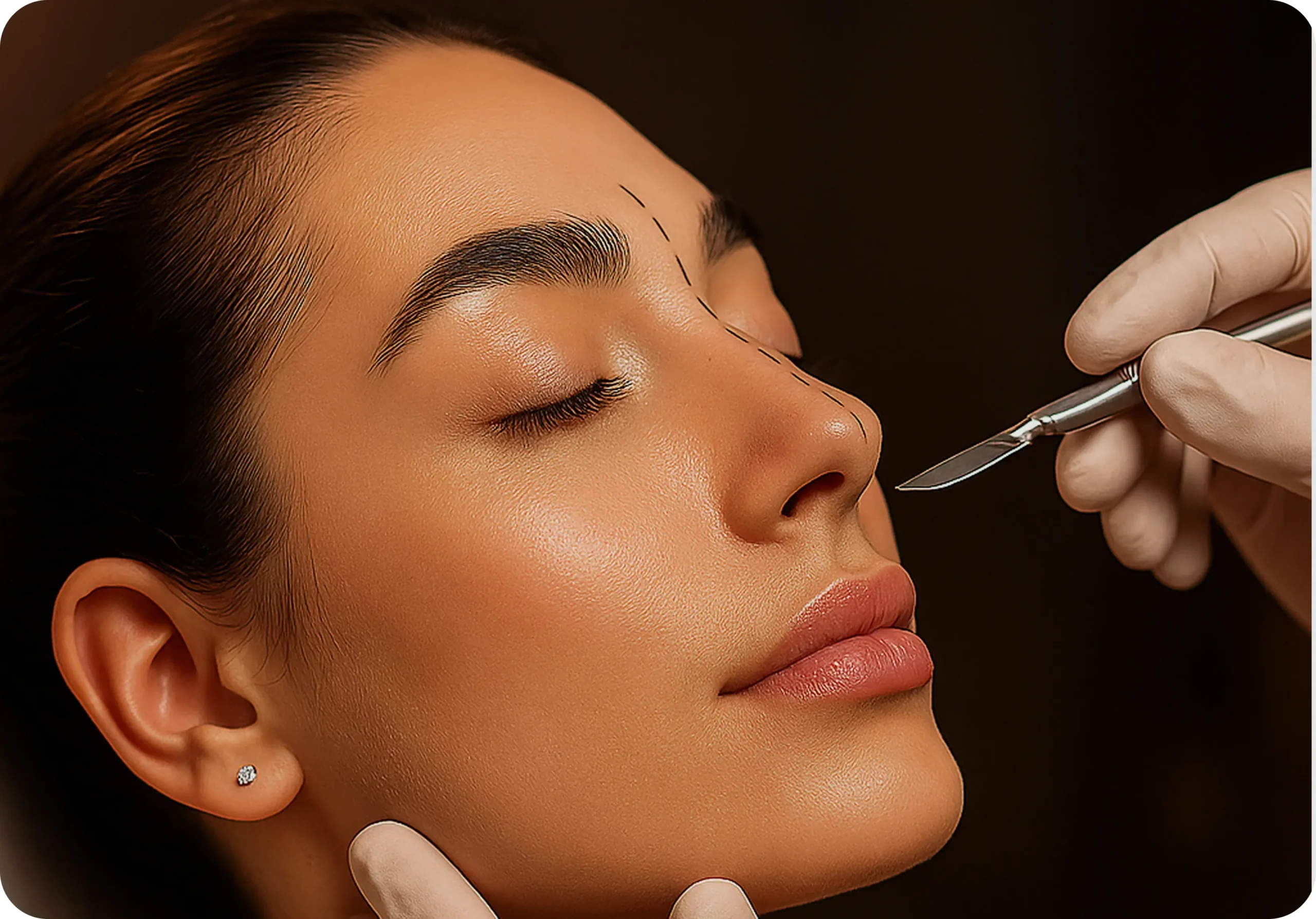 تعديل أرنبة الأنف